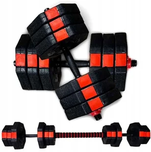 Zestaw Hantle Sześciokątne Regulowane 2x 15 kg Eb - Hantle i ciężarki - miniaturka - grafika 3