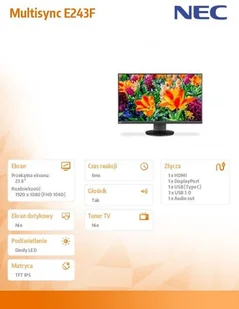 NEC E243F Czarny - Monitory - miniaturka - grafika 8