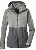 Kurtki i kamizelki sportowe damskie - Killtec Killtec Damska kurtka funkcyjna Sveti Wmn Jckt A / kurtka outdoorowa z odpinanym kapturem szary szary 46 36471-000 - miniaturka - grafika 1