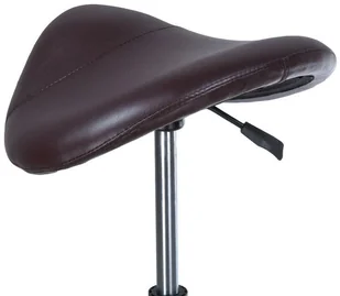 Beauty System Taboret kosmetyczny BD-9909 Brązowy BSBD-9909/BROWN - Krzesła i taborety kosmetyczne - miniaturka - grafika 2