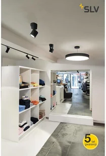 Spotline SLV OCULUS CW wewnętrzna oprawa ścienna i sufitowa natynkowa LED czarna DIM-TO-WARM 2000-3000 K 1004664 - Lampy ścienne - miniaturka - grafika 5