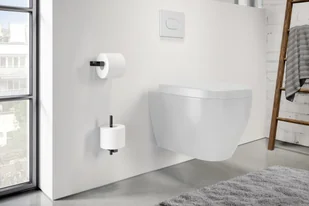 Zack Zack CARVO Uchwyt Ścienny na Papier Toaletowy - Czarny 40500 - Stojaki i wieszaki na papier toaletowy - miniaturka - grafika 2