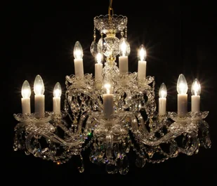 Elita bohemia Żyrandol kryształowy 12-ramienny - Bohemia L 605/12/19 MAT - Lampy sufitowe - miniaturka - grafika 5