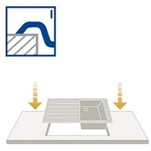 Villeroy & Boch Subway 60 Classicline 6712 02 R1 - Zlewozmywaki - miniaturka - grafika 5