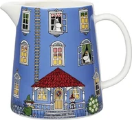 Dzbanki i imbryki - Arabia Finland Dzbanek Muminki Moominhouse z ceramicznym daszkiem 1026056 - miniaturka - grafika 1