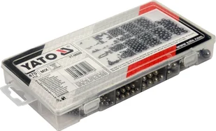 YATO ZESTAW KULEK STALOWYCH 470 SZT - Pozostałe wyposażenie warsztatu - miniaturka - grafika 3