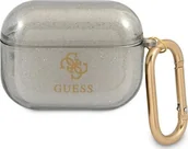Akcesoria do słuchawek - Guess Guess GUAPUCG4GK AirPods Pro cover czarny/black Glitter Collection GUE1120BLK - miniaturka - grafika 1