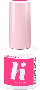 Hi Hybrid Lakier hybrydowy 5ml 211 Sunny Pink Hi Hybrid - Lakiery hybrydowe - miniaturka - grafika 2