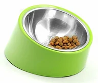 Miski dla psów - Barry Super design drapieżniki wyściółka śliczne misie z 15 stopni nachylenia, antypoślizgowa i nadaje się do mycia w zmywarce do naczyń, zielony 990382-M-GE - miniaturka - grafika 1