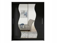 Szafy - Szafa Przesuwna Pesto S - duża Szafa z Lustrem - miniaturka - grafika 1