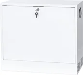 Szafy rack - NetRack Szafa Szafa wisząca Rack 19&quot V-Line 3U/180mm biała drzwi metalowe z RACK 019-030-180-210 - miniaturka - grafika 1