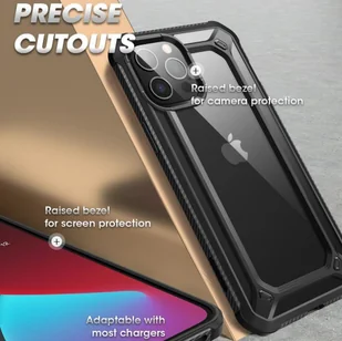 Supcase Etui UB Exo SP iPhone 12 / 12 Pro, czarne 843439134560 - Etui i futerały do telefonów - miniaturka - grafika 7