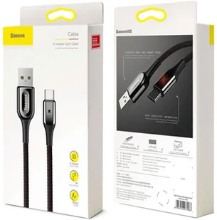 Kabel USB typ C Baseus CATXD-A01 USB typu C USB 2.0 1m kolor czarny - Kable komputerowe i do monitorów - miniaturka - grafika 14