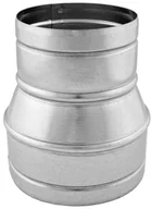 Kominy i akcesoria - Darco Redukcja ocynkowana 125/100 mm - miniaturka - grafika 1
