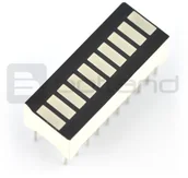 Podzespoły elektroniczne - Wyświetlacz LED linijka OSX10201-RGG1 - 10-segmentowy LED-08172 - miniaturka - grafika 1