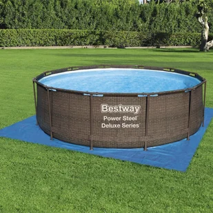 Bestway Mata pod basen Flowclear, 396 x 396 cm vidaXL - Akcesoria do basenów - miniaturka - grafika 3