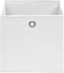 vidaXL vidaXL Pudełka z włókniny, 10 szt., 28x28x28 cm, białe - Pudła i pojemniki do przechowywania - miniaturka - grafika 4