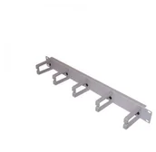 Szafy rack - ipTIME ipTime  organizer kabli 1U z haczykami szary IP-254 - miniaturka - grafika 1