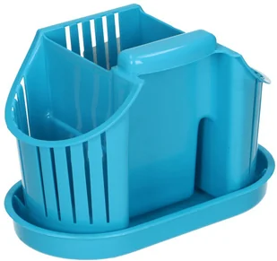 Ociekacz Na Sztućce 3 Komory Czerwony Suszarka - Suszarki do naczyń - miniaturka - grafika 7