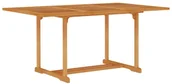 Stoły ogrodowe - vidaXL Lumarko Stół ogrodowy, 150x90x75 cm, lite drewno tekowe! 315103 - miniaturka - grafika 1