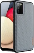 Etui i futerały do telefonów - Dux Ducis Fino etui pokrowiec pokryty nylonowym materiałem Samsung Galaxy A02s EU niebieski - miniaturka - grafika 1