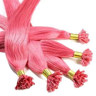 hair2heart 200 X 0.5 G przedłużenie włosów prawdziwe włosy dopinki firmy z u-TIP Keratin bondings, długość 60 cm/akcesoria do włosów zagęszczanie włosów//gładka struktura  najwyższa jakość  wiele kol - Gadżety na imprezę - miniaturka - grafika 18