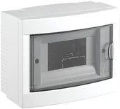 Rozdzielnie elektryczne - Tarel natynkowa S- 6 [1x6] IP40 drzwi transp. +"0" 185x141x99,5mm VIKO - miniaturka - grafika 1