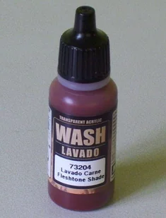 Vallejo Farba akrylowa Wash - Flesh Wash nr 73204 / 17ml 73204 - Akcesoria i części modelarskie - miniaturka - grafika 2