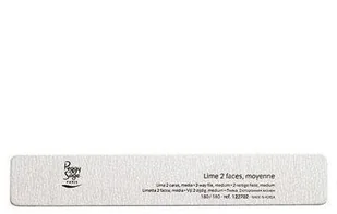 Peggy Sage 2-Way Nail File Zebra Medium Dwustronny pilnik do paznoki prostokątny 180 180 Zebra Peggy Sag - Pozostałe akcesoria kosmetyczne - miniaturka - grafika 2