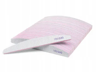 50 x Pilnik do Paznokci Łódka Zebra 180/240 - Akcesoria do paznokci - miniaturka - grafika 2