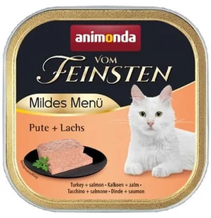 Animonda vom Feinsten Mildes Menu z Indykiem i Łososiem tacka 100g - Mokra karma dla kotów - miniaturka - grafika 3