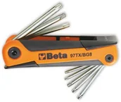 Klucze i nasadki - Beta KPL.8 KLUCZY TRZPIEN.Z KOŃCÓWKĄ TORX 97TX/BG8 - miniaturka - grafika 1