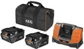 Akumulatory do elektronarzędzi - AEG Powertools Zestaw akumulatorów 5 Ah z ładowarką Powertools SET LL1850SHD 4935478945 - miniaturka - grafika 1