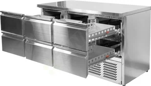 Yato STÓŁ CHŁODNICZY 368L Z 6 SZUFLADAMI Yato YG-05281 YG-05281 - Szafy i witryny chłodnicze - miniaturka - grafika 3