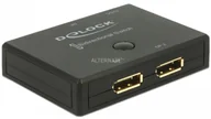 Przełączniki KVM - Delock DisplayPort przełącznik wideo, DisplayPort switch - miniaturka - grafika 1