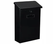 Skrzynki na listy - Skrzynka pocztowa na listy gazety czarna - miniaturka - grafika 1