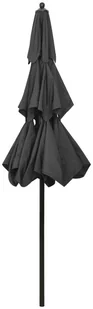 vidaXL 3-poziomowy parasol na aluminiowym słupku, antracytowy, 2,5 m 313862 - Parasole ogrodowe - miniaturka - grafika 5