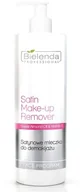 Mleczka do demakijażu - Bielenda Bielenda Satynowe mleczko do demakijażu twarzy 500ml 7408 - miniaturka - grafika 1