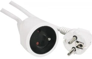 HBF Elektryczny Biały 10m - Przedłużacze i rozgałęźniki - miniaturka - grafika 2