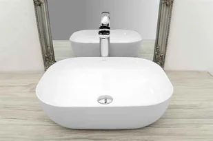 Rea Mona Slim 50x40 REA-U6300 - Umywalki - miniaturka - grafika 2