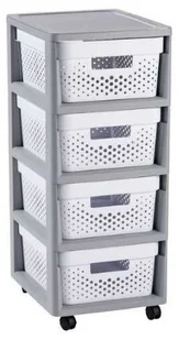 Curver REGAŁ SZAFKA INFINITY 4x11L 231557 (231559) - Szafki łazienkowe - miniaturka - grafika 9