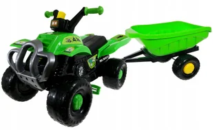 Pojazd Quad Na Pedały + Przyczepa, Kask Gratis ! - Jeździki dla dzieci - miniaturka - grafika 12