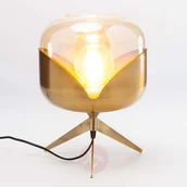 Lampy stojące - KARE Golden Goblet Ball lampa stołowa, mosiądz - miniaturka - grafika 1