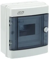 Bezpieczniki elektryczne - Unitec IP 55 47101 AP/FR pudełko bezpiecznikowe małe 6 modułów szary 47101 - miniaturka - grafika 1