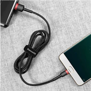 Baseus CAFULE LIGHTNING CABLE 200CM GREY/BLACK - Kable USB - miniaturka - grafika 20
