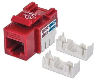 Keystone Intellinet Intellinet Moduł Cat6 UTP RJ45 zaciskany czerwony 210614 - Wtyczki i adaptery - miniaturka - grafika 6