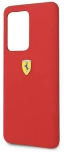 Ferrari Hardcase FESSIHCS69RE S20 Ultra G988 czerwony/red Silicone hurtel-60971-0 - Etui i futerały do telefonów - miniaturka - grafika 5