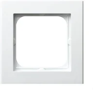 Klawisze i ramki - Ospel Ramka pojedyncza Biały - R-1R/00 Sonata - miniaturka - grafika 1