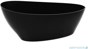 Besco Keya black 165x70cm czarna wanna wolnostojąca + odpływ klik-klak #WMD-165-KCZ - Wanny z hydromasażem Besco Keya black 165x70cm czarna wanna wolnostojąca + odpływ klik-klak #WMD-165-KCZ - Wanny z hydromasażem - miniaturka - grafika 1