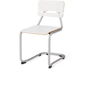 Fotele i krzesła biurowe - AJ Produkty Krzesło Legere II, biały, wysokość: 440 mm - miniaturka - grafika 1